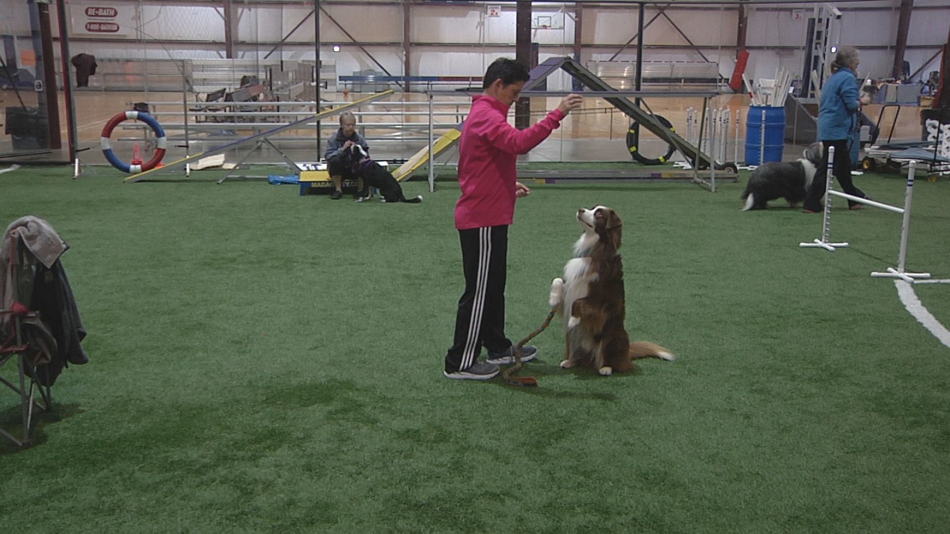 Chris Brewer and dog